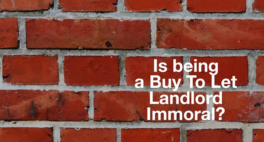 is buy to let immoral?